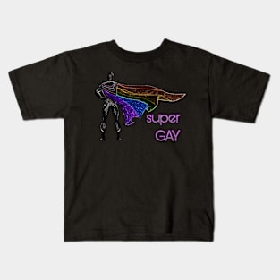 Super Gay - Neon Kids T-Shirt